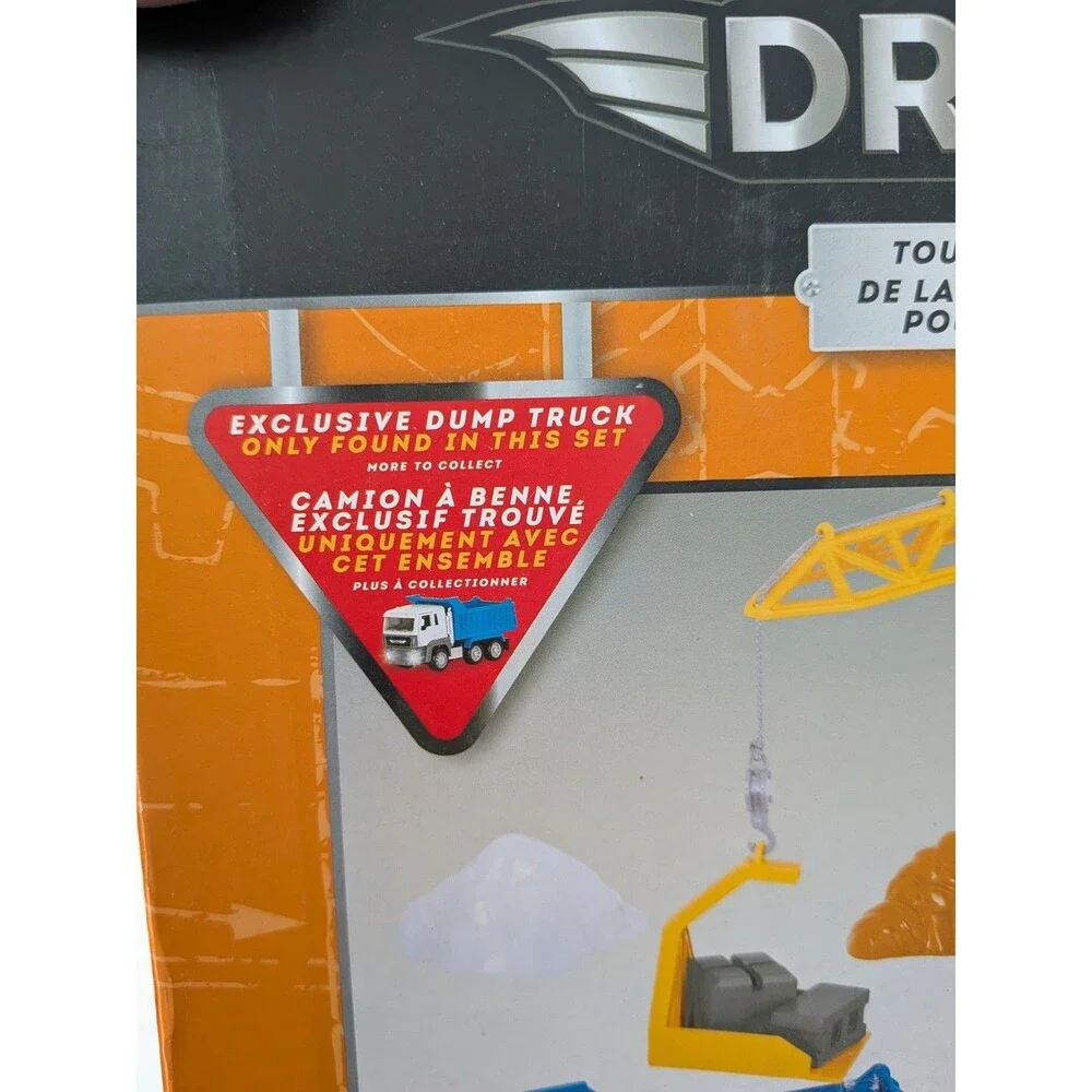 DRIVEN Battat 62 Pc CONSTRUCTION CRANE Playset Exclusive DUMP TRUCK